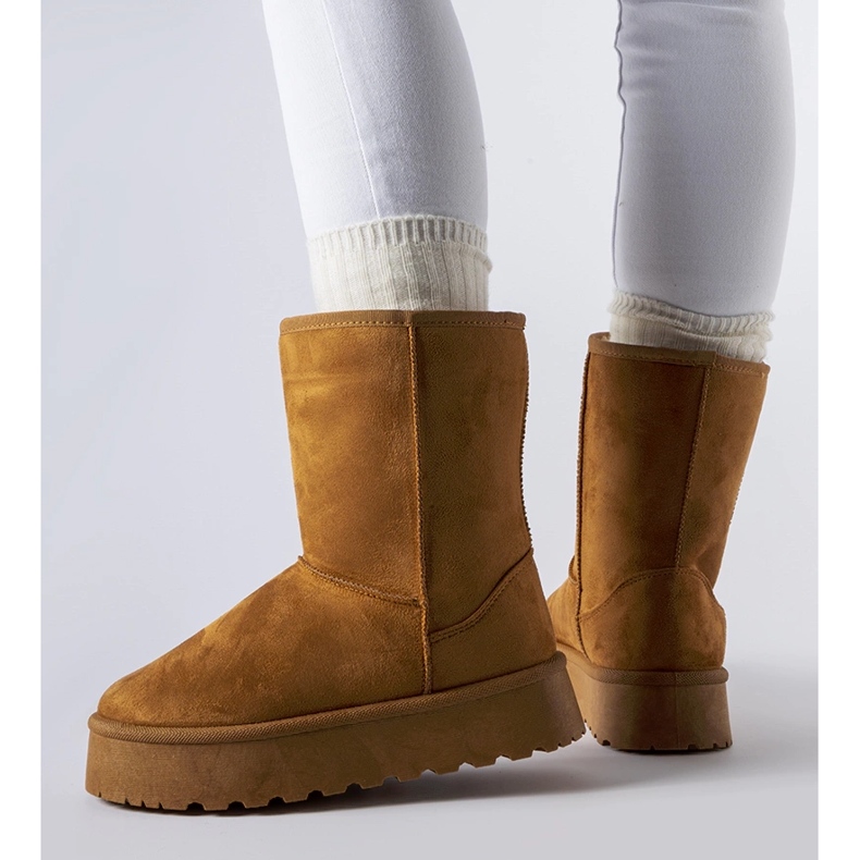 Bottes de neige hautes Summit marron brun 1