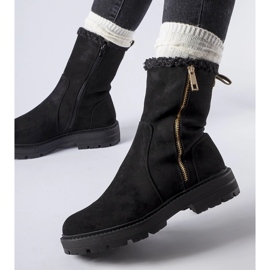 Bottes isolées noires avec fermeture éclair Sunnyslope le noir 1