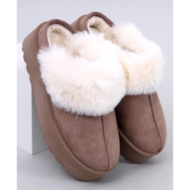 Allod Chaussons de neige plateforme kaki beige 1 Allod Chaussons de neige plateforme kaki beige 1