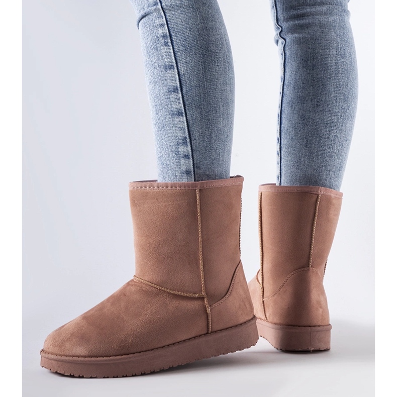 Bottes de neige Libero classiques isolées roses 1