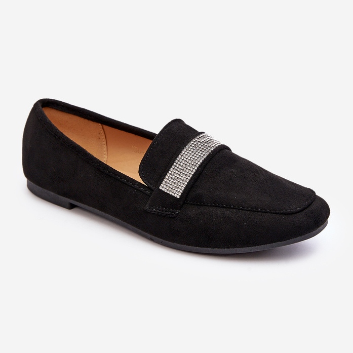 Mocassins Pour Femmes Avec Zircons Cubiques Noir Ralrika le noir 1 Mocassins Pour Femmes Avec Zircons Cubiques Noir Ralrika le noir 1