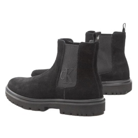 Calvin Klein Jeans Lug Mid Chelsea Boot M YM0YM00271 chaussures le noir 1