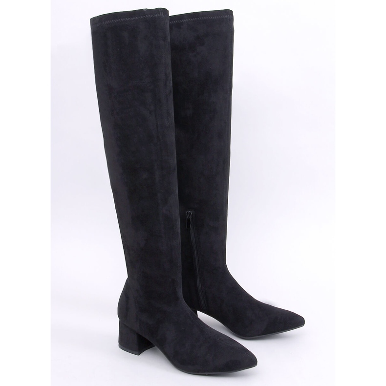 Diondre Mousquetaires noirs à petits talons le noir 1 Diondre Mousquetaires noirs à petits talons le noir 1