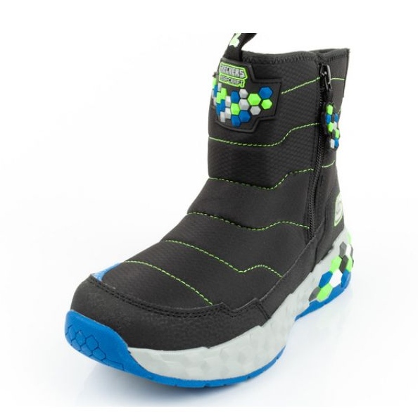 Skechers Jr 402216L/BBLM bottes de neige noir 1