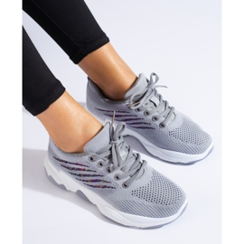 TRENDI Chaussures de sport Baskets gris 1