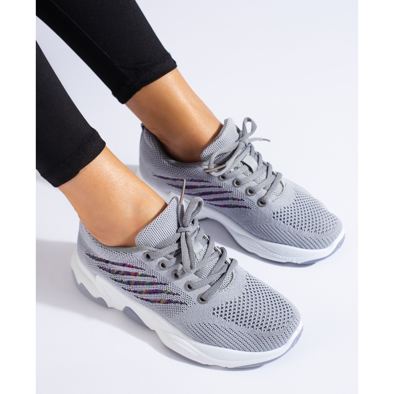 TRENDI Chaussures de sport Baskets gris 1