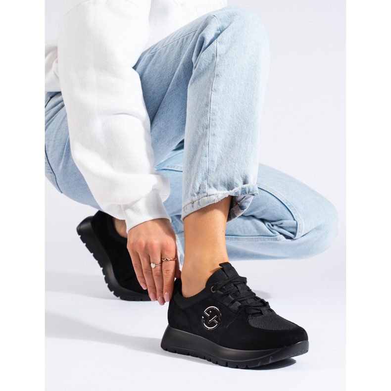 Chaussures de sport femme Vinceza noir 1