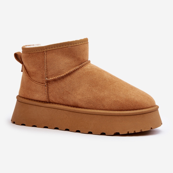 Bottes de neige à plateforme Camel Pirette pour femmes brun 2