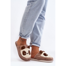 Chaussons Chauds Pour Femmes Marron Priseth brun 1