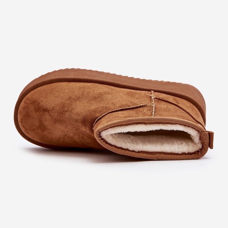 Bottes de neige à semelle épaisse pour femme Camel Caliksa brun 2