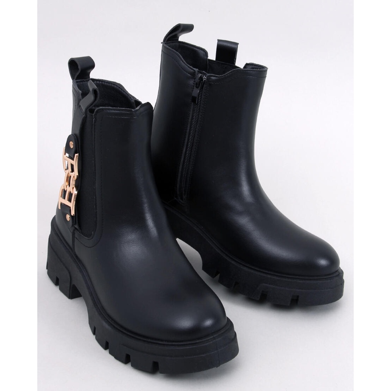 Bottines Chelsea femme Vida Noir 1
