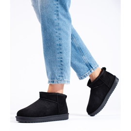 Bottes de neige Shelovet pour femmes noires 1