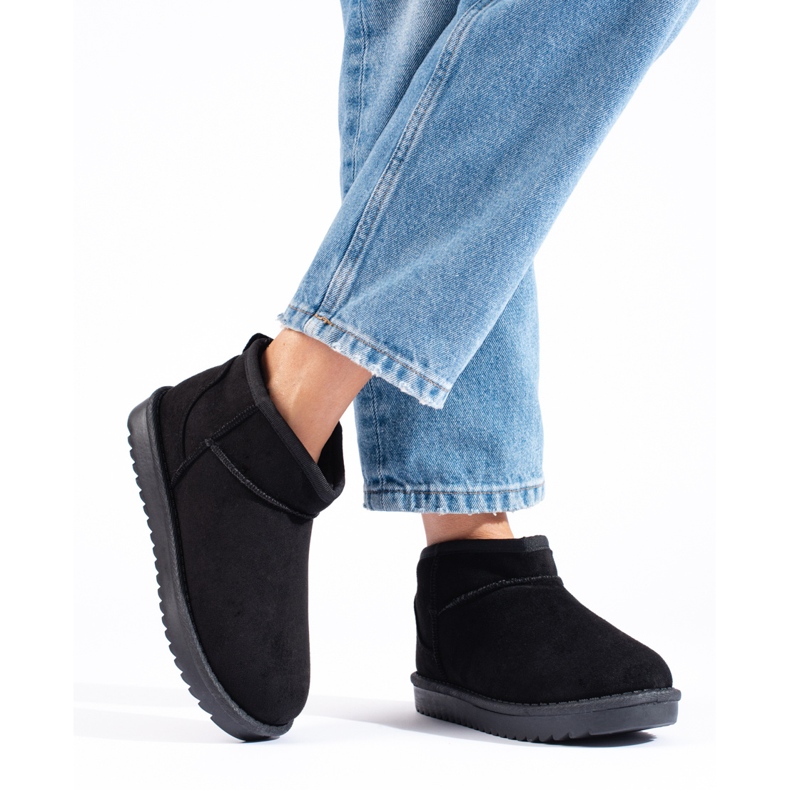 Bottes de neige Shelovet pour femmes noires 2