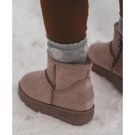 Bottes de neige isolées pour enfants avec fermeture éclair rose Big Star MM374101 2
