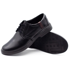 Joker Chaussures pour hommes en cuir 415 noir le noir 3 Joker Chaussures pour hommes en cuir 415 noir le noir 3