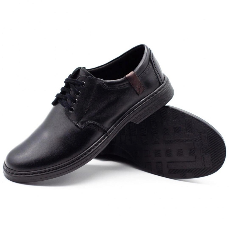 Joker Chaussures pour hommes en cuir 415 noir le noir 3 Joker Chaussures pour hommes en cuir 415 noir le noir 3