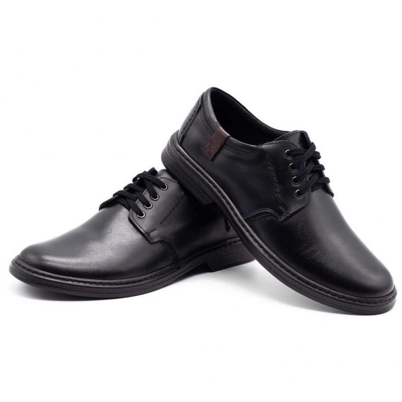 Joker Chaussures pour hommes en cuir 415 noir le noir 6 Joker Chaussures pour hommes en cuir 415 noir le noir 6