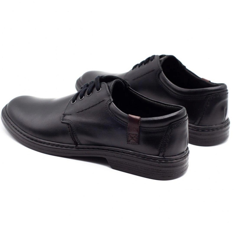 Joker Chaussures pour hommes en cuir 415 noir 7