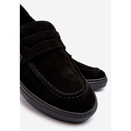 Mocassins Homme Daim Zazoo 1574 Noir le noir 4