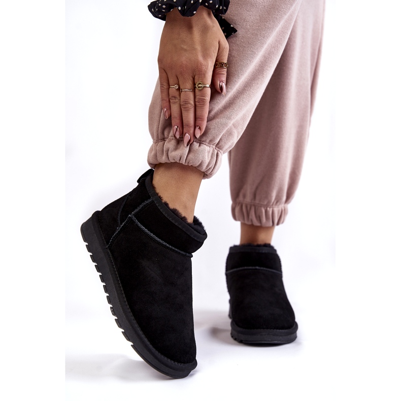 Bottes de neige à faible isolation des femmes le noir 1