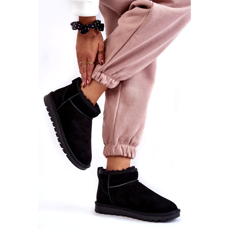 Bottes de neige à faible isolation des femmes le noir 3