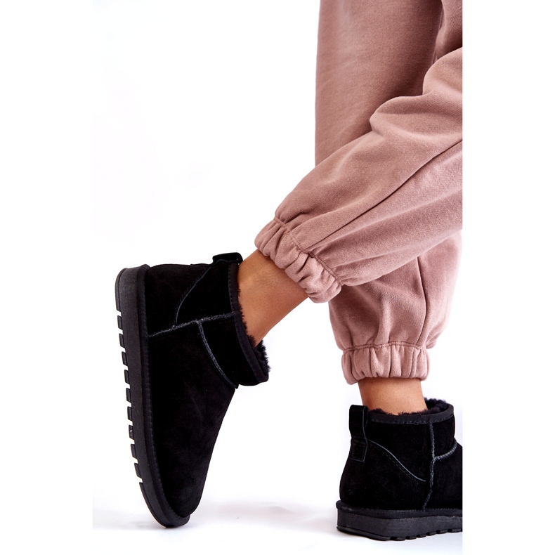 Bottes de neige à faible isolation des femmes noir 4