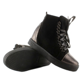Baskets à chaînes R72 Noir le noir 2