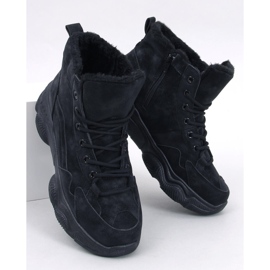 Elius Baskets d'hiver isolées noires le noir 1