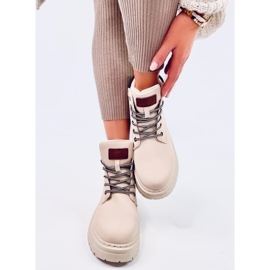Kellers Bottines Timber femme beiges 2