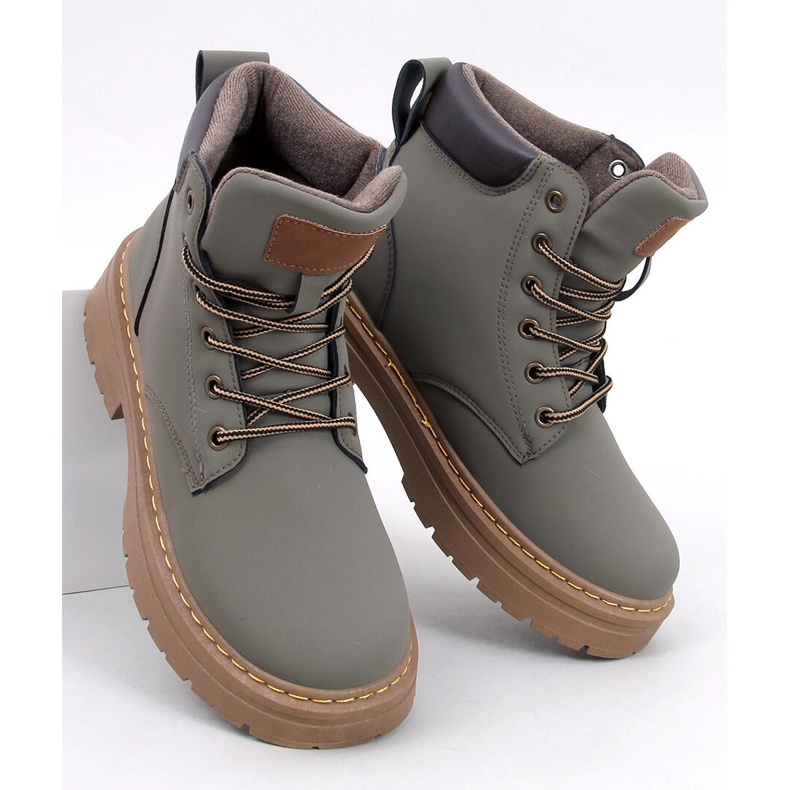 Bottes en bois pour femme Kellers Green vert 1