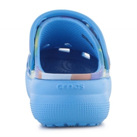Crocs Classic Tie Dye Cutie Clog 208083-4KT chaussons en mousse bleu 3