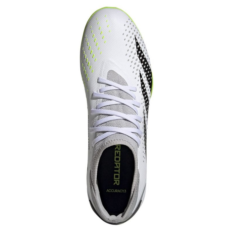Chaussures Adidas Predator Accuracy.3 Tf GZ0004 blanche 2