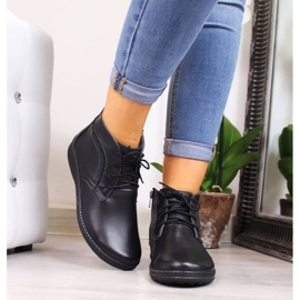 Helios W H612-2A bottes en cuir isolées, noir le noir 4