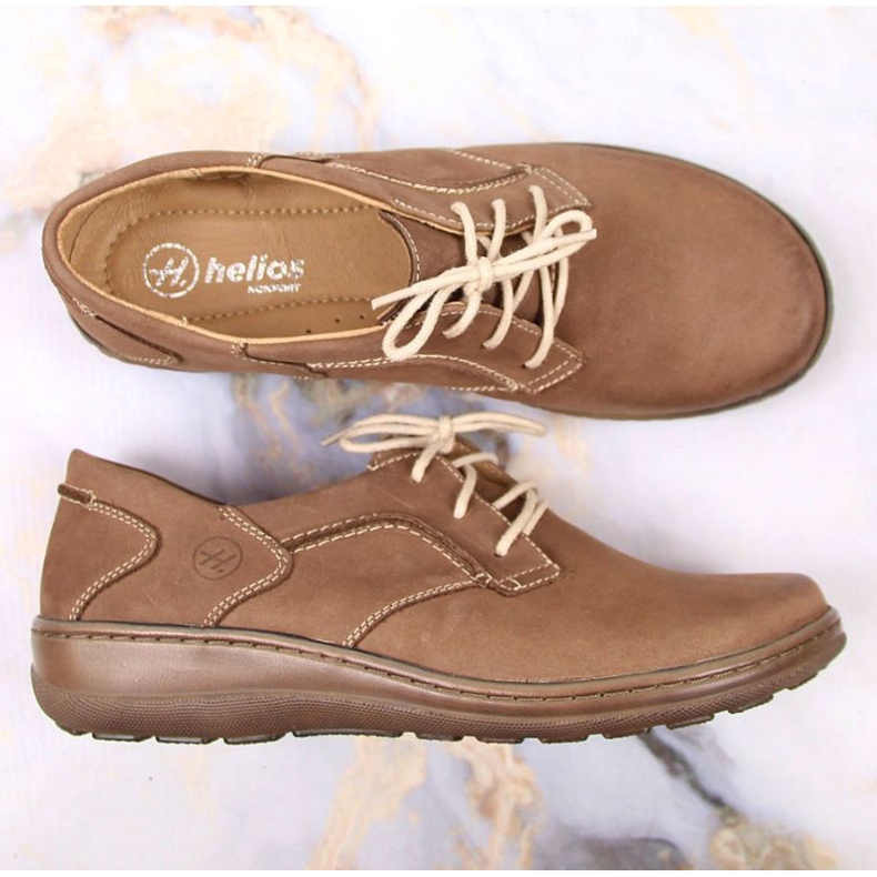 Helios W H715N chaussures confort, beige brun 2
