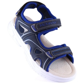 McKinley McKeylor Jr JAN229A Sandales fermeture scratch, bleu marine 1