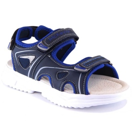 McKinley McKeylor Jr JAN229A Sandales fermeture scratch, bleu marine 2