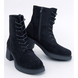 Mayfield Bottines à lacets noires 1