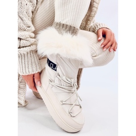 Kendals Bottes de neige en fourrure beige 1