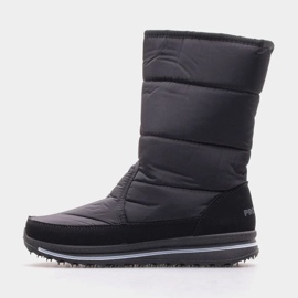 Les bottes de neige isolées légères de la femme progressent progj-21-08 noir 2