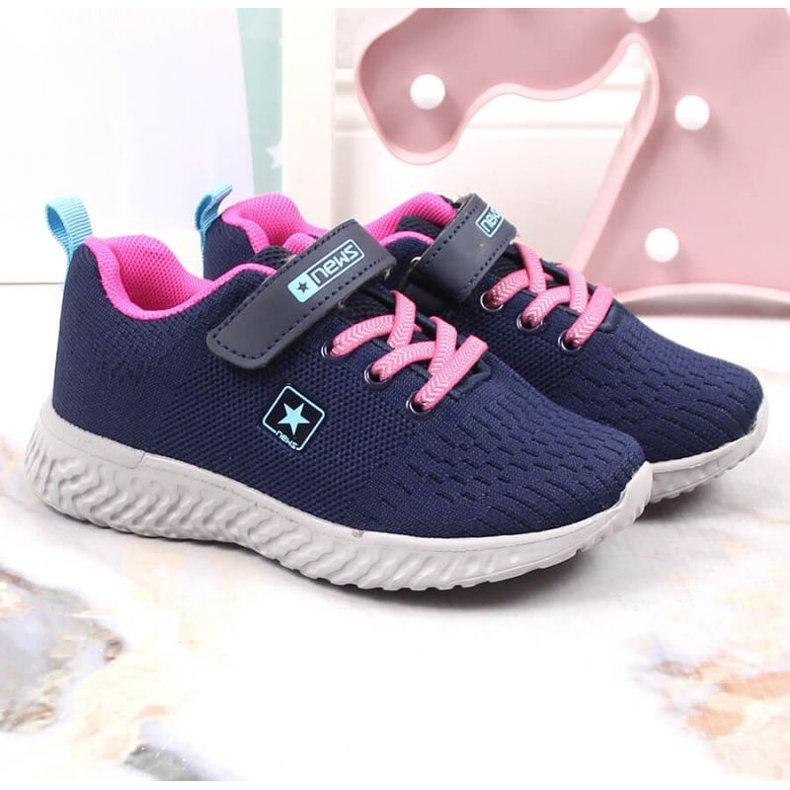 NEWS Chaussures de sport Jr EVE396A, bleu marine 2