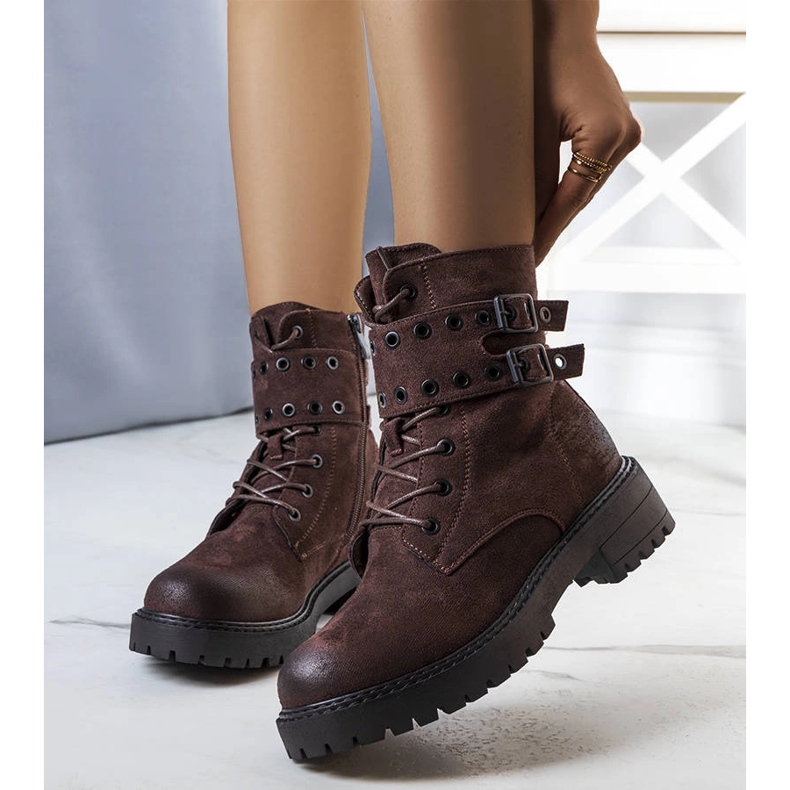 Bottes Fallkirk marron foncé brun 1