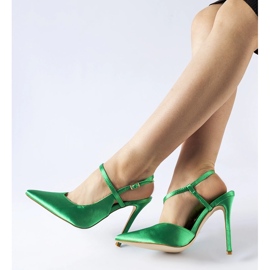Talon ouvert vert Talons hauts Aquilone 2