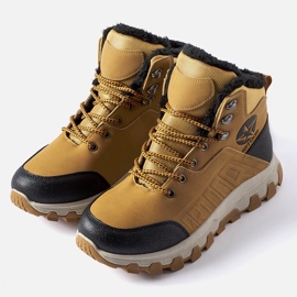 Chaussures de trekking isolées marron pour hommes par Nurra brun 1 Chaussures de trekking isolées marron pour hommes par Nurra brun 1