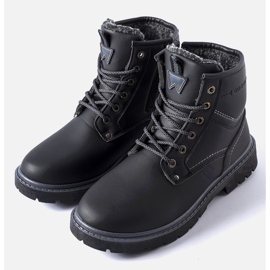 Bottes Telti isolées classiques noires pour hommes 1