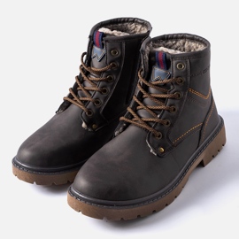 Bottes isolées marron pour hommes par Telti brun 1