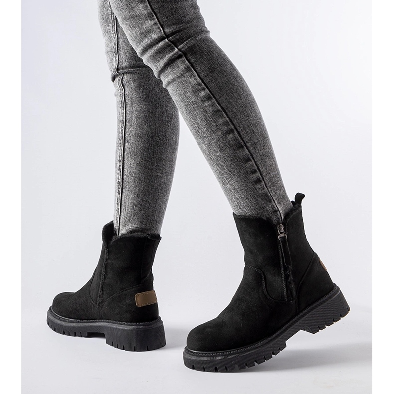 Bottines Tesoriero classiques isolées noires le noir 1