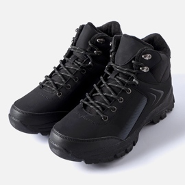 Bottes isolées noires style trekking Mers 1
