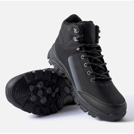 Bottes isolées noires style trekking Mers le noir 2