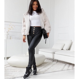 Baskets isolées noires à paillettes Deleon 1