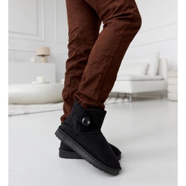 Bottes de neige isolées courtes noires Snyder le noir 1